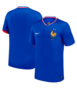 Nike Nike France Euro 2024 Home Jersey - Bright Blue/University Red/White