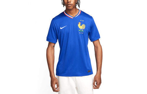 Nike France Euro 2024 Home Jersey - Bright Blue/University Red/White