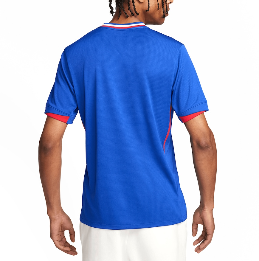 Nike France Euro 2024 Home Jersey - Bright Blue/University Red/White