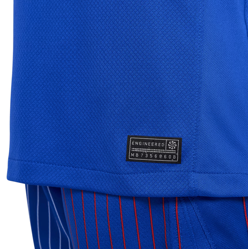 Nike France Euro 2024 Home Jersey - Bright Blue/University Red/White