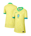 Nike Nike Youth Brazil Copa America 2024 - 25 Home Jersey - Dynamic Yellow/Lemon Chiffon/Green Spark