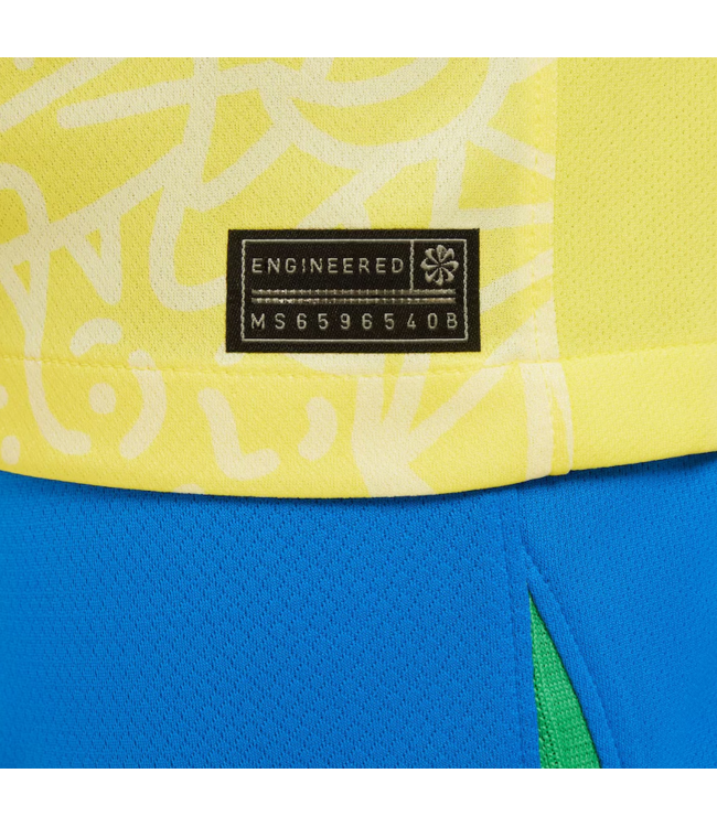 Nike Nike Youth Brazil Copa America 2024 - 25 Home Jersey - Dynamic Yellow/Lemon Chiffon/Green Spark