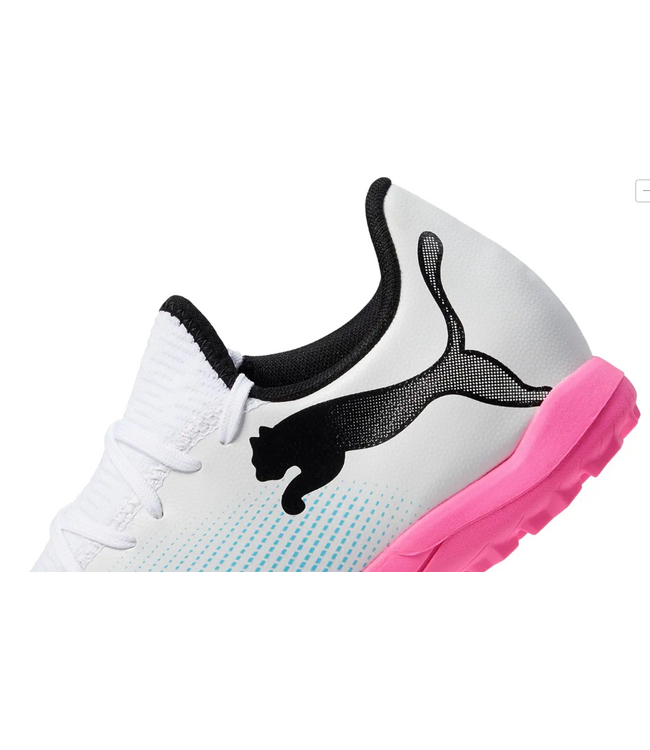 Puma Puma Future 7 Play TT Turf- White/Black/Poison Pink