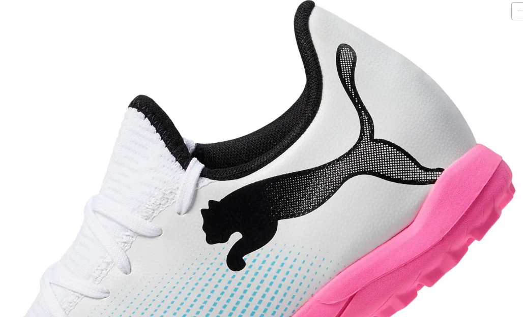 Puma Future 7 Play TT Turf- White/Black/Poison Pink