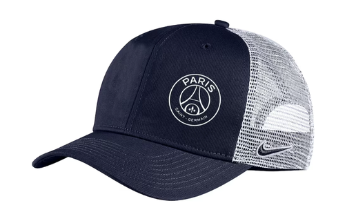 Nike PSG Paris Saint German 2023 - 24 AeroBill C99 Trucker Hat- Midnight Navy