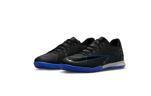 Nike Zoom Mercurial Vapor 15 Academy IC Indoor Shoes - Black/Chrome/Hyper Royal