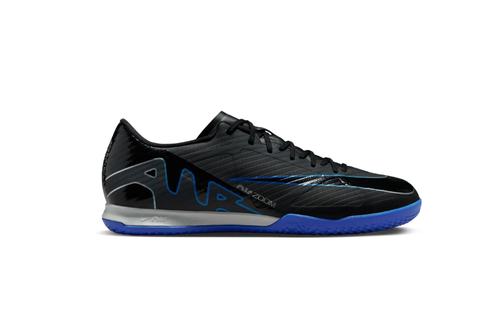 Nike Zoom Mercurial Vapor 15 Academy IC Indoor Shoes - Black/Chrome/Hyper Royal