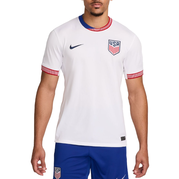 Nike USA United States Copa America 2024 Home Jersey -White/Loyal Blue/Red