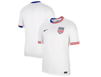 Nike USA United States Copa America 2024 Home Jersey -White/Loyal Blue/Red
