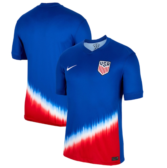 Nike USA United States Copa America 2024 Away Jersey -Old Royal/Red/White/Loyal Blue/Red