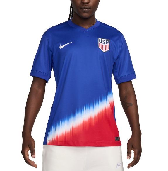 Nike USA United States Copa America 2024 Away Jersey -Old Royal/Red/White/Loyal Blue/Red