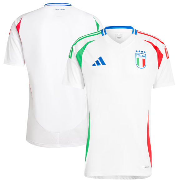 adidas Italy Euro 2024 Away Jersey - White