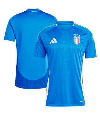 adidas adidas Italy Euro 2024 Home Jersey - Blue