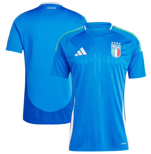 adidas Italy Euro 2024 Home Jersey - Blue