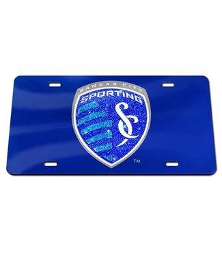 Wincraft Wincraft MLS Sporting Kansas City SKC  Specialty Acrylic License Plate - Blue