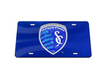 Wincraft MLS Sporting Kansas City SKC  Specialty Acrylic License Plate - Blue