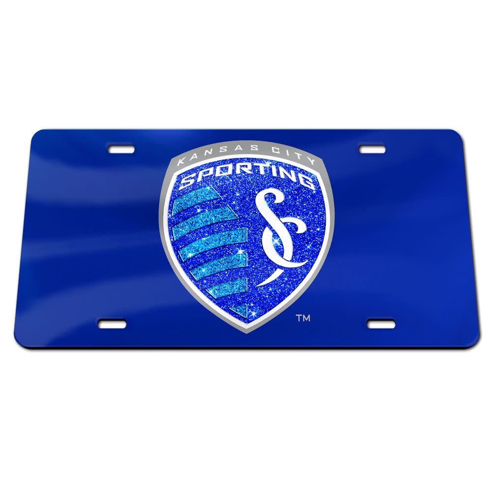 Wincraft MLS Sporting Kansas City SKC  Specialty Acrylic License Plate - Blue