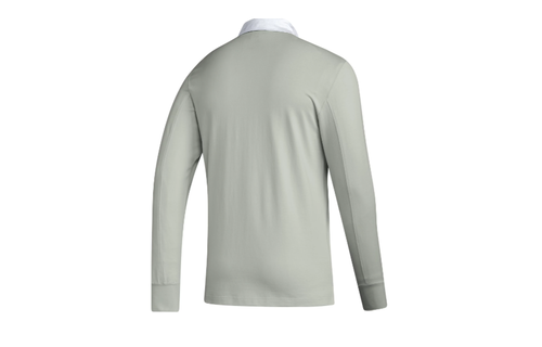 adidas SKC Sporting Kansas City 2024 MLS Long Sleeve Travel Polo Shirt - Silver/Grey