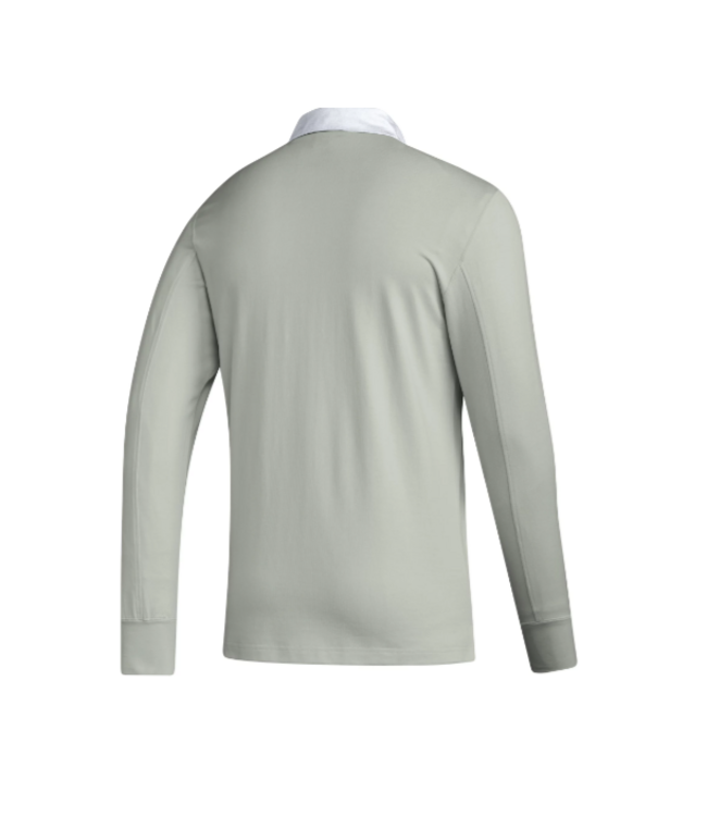 adidas adidas SKC Sporting Kansas City 2024 MLS Long Sleeve Travel Polo Shirt - Silver/Grey