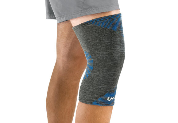Mueller FIR Knee Support  - Grey/Blue