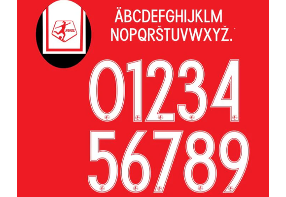 KC Current 2024 - 2026 Official Nameset ( Name and Number Set)