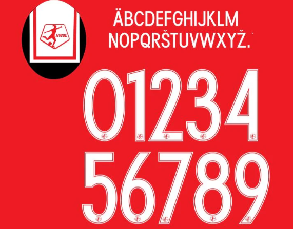 KC Current 2024 - 2026 Official Nameset ( Name and Number Set)