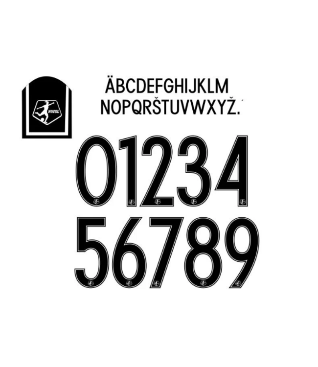 Uni-Sport KC Current 2024 - 2026 Official Nameset ( Name and Number Set)