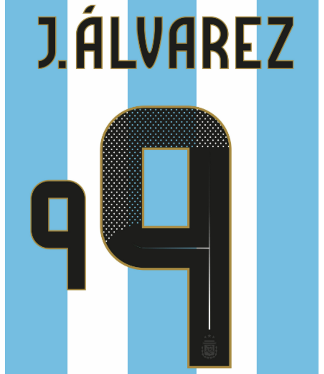 Uni-Sport Copa America 2024 Official Nameset ( Name and Number Set)