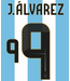 Uni-Sport Copa America 2024 Official Nameset ( Name and Number Set)
