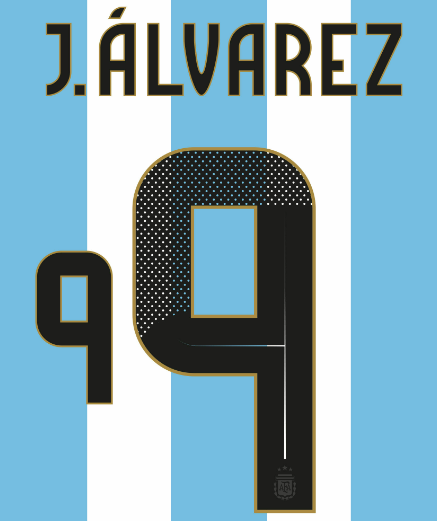 Copa America 2024 Official Nameset ( Name and Number Set)