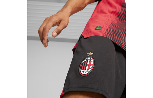 Puma AC Milan 2023 /24 Youth Home Shorts - Black/Red