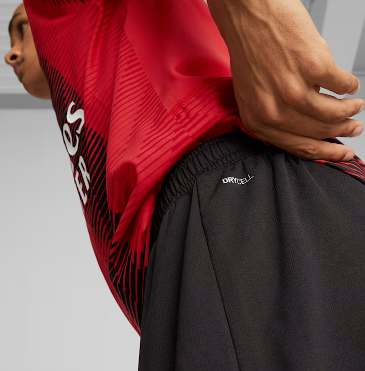 Puma AC Milan 2023 /24 Youth Home Shorts - Black/Red