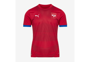 Puma Serbia Euro 2024 Home Jersey - Dark Cherry/Royal