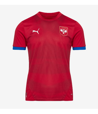 Puma Puma Serbia Euro 2024 Home Jersey - Dark Cherry/Royal