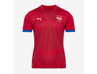 Puma Serbia Euro 2024 Home Jersey - Dark Cherry/Royal