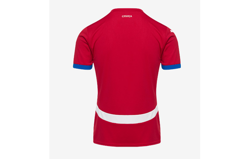 Puma Serbia Euro 2024 Home Jersey - Dark Cherry/Royal