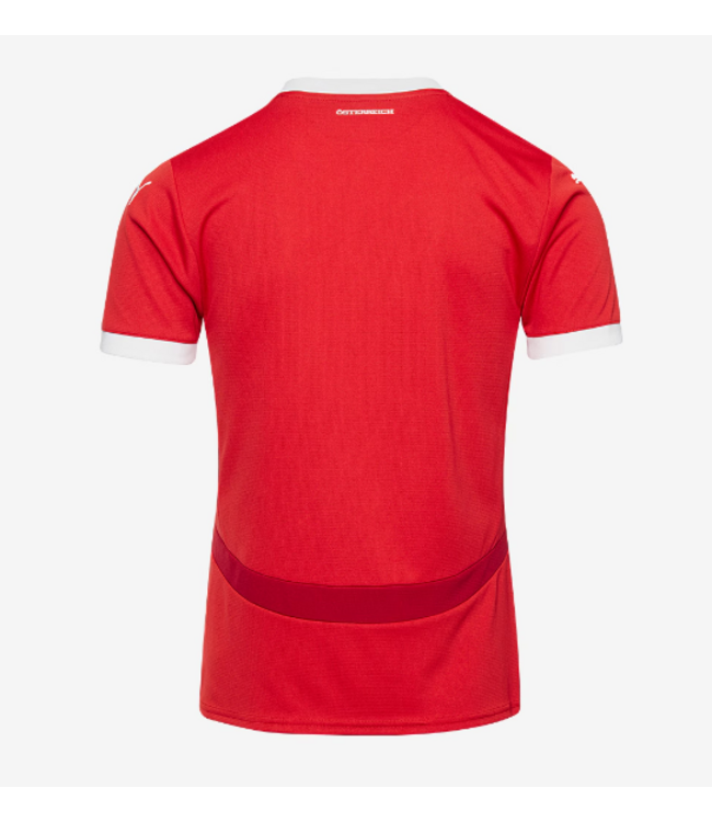 Puma PumaAustria Euro 2024 Home Jersey - Red/Chili Pepper