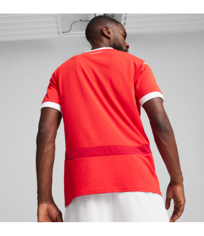 Puma PumaAustria Euro 2024 Home Jersey - Red/Chili Pepper