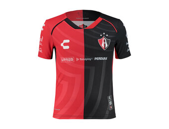Charly Atlas FC 2024-25 Youth Home Jersey - Red/Black
