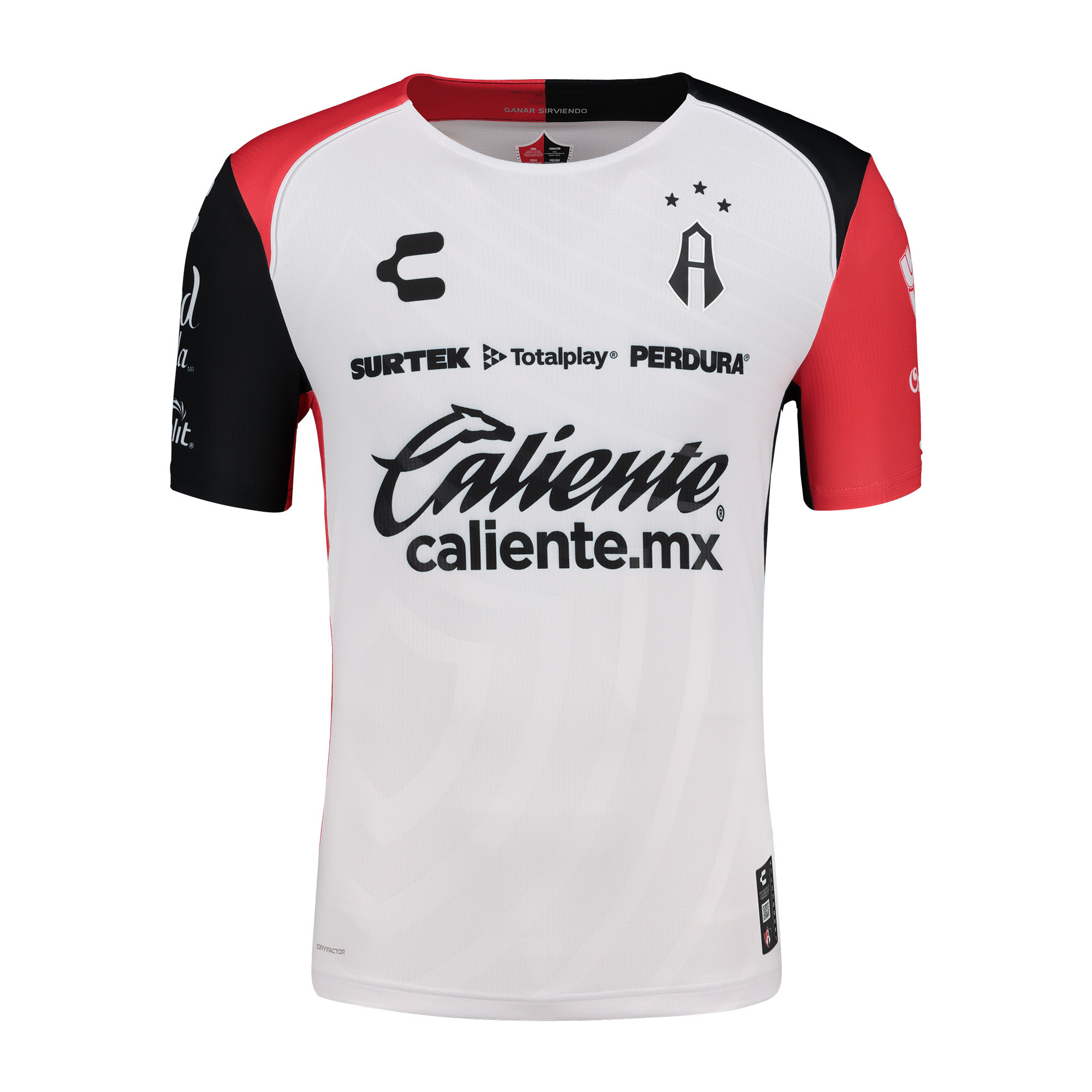 Charly Atlas FC 2024-25 Away Jersey - White/Red/Black