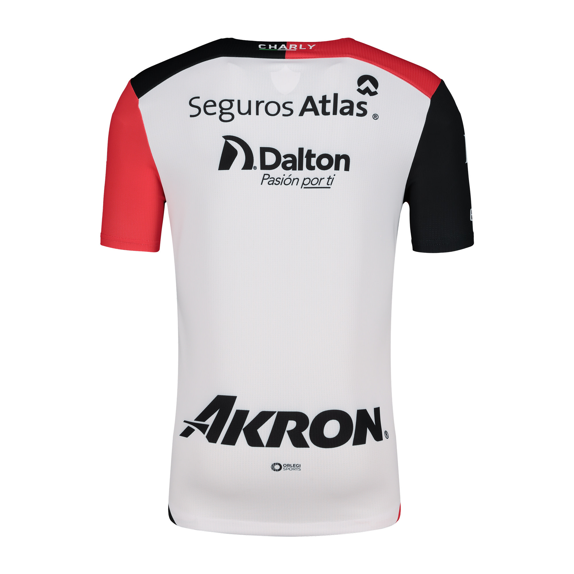 Charly Atlas FC 2024-25 Away Jersey - White/Red/Black