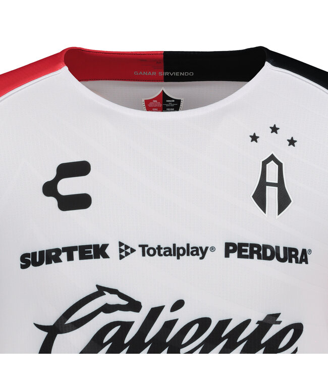 Charly Charly Atlas FC 2024-25 Away Jersey - White/Red/Black