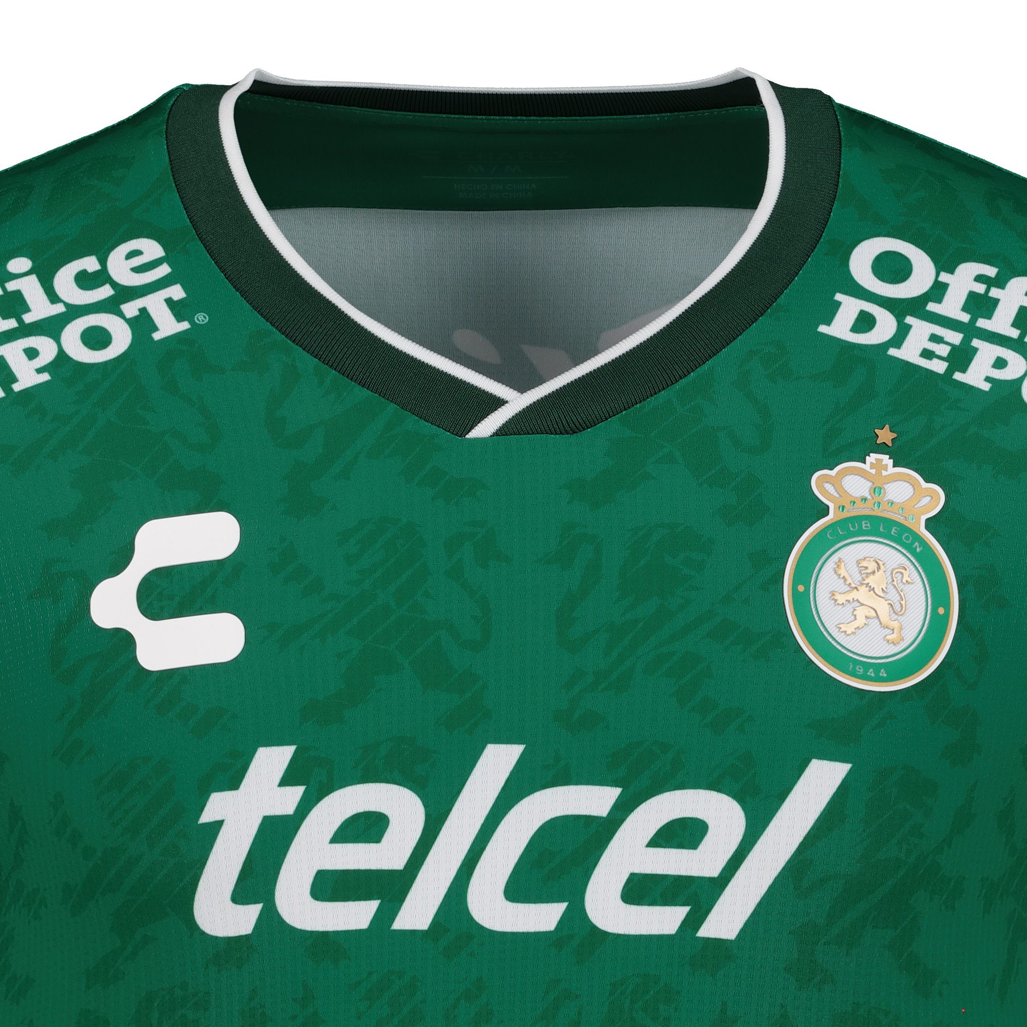 Charly Club Leon 2024-25 Home Jersey - Green/Black