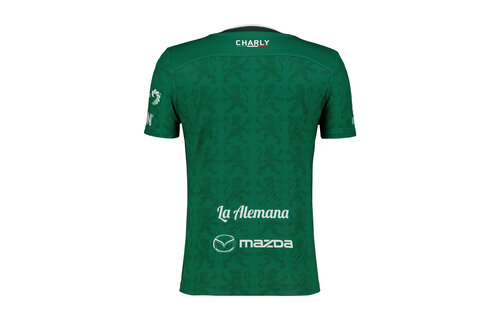 Charly Club Leon 2024-25 Youth Home Jersey - Green/Black