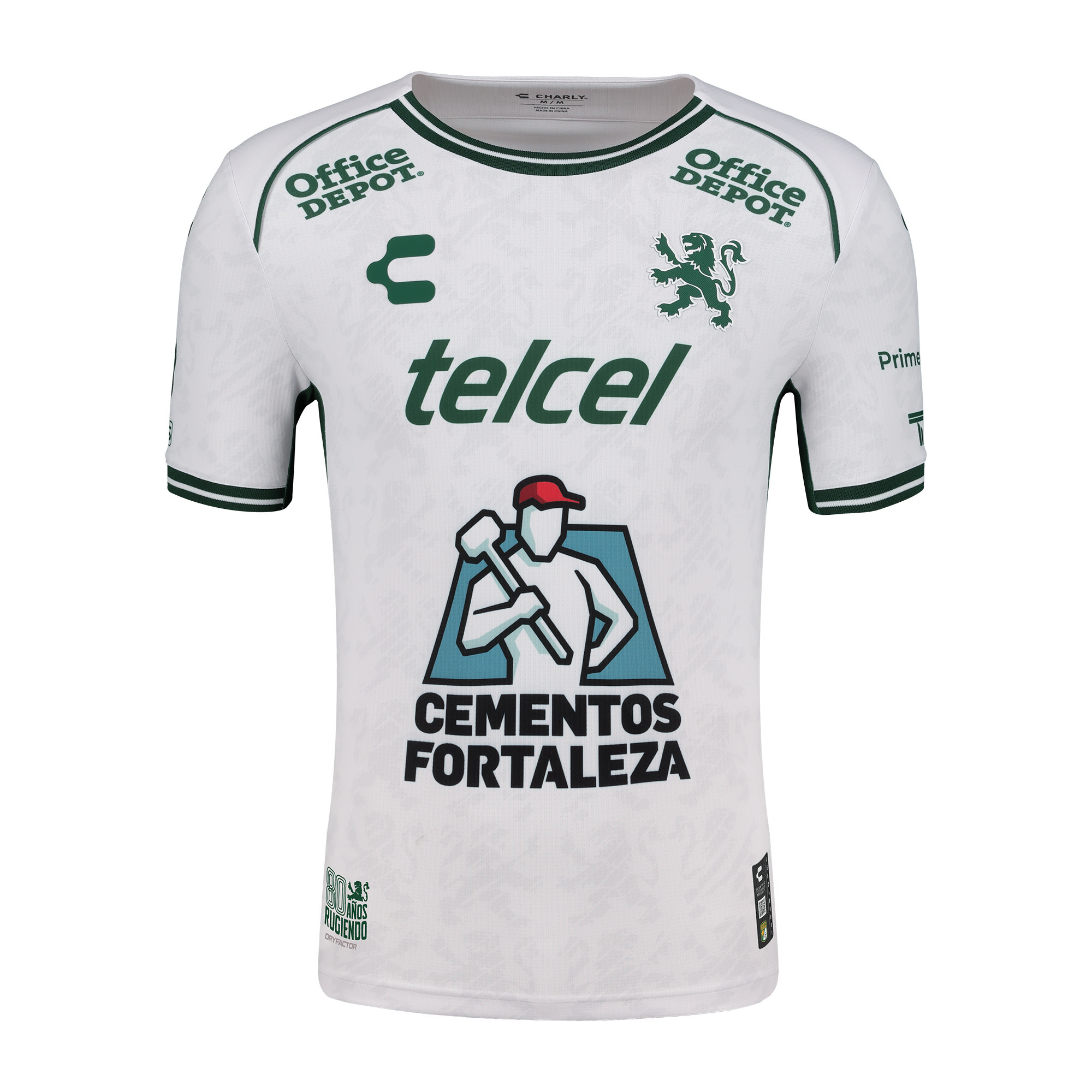 Charly Club Leon 2024-25 Away Jersey - White/Green