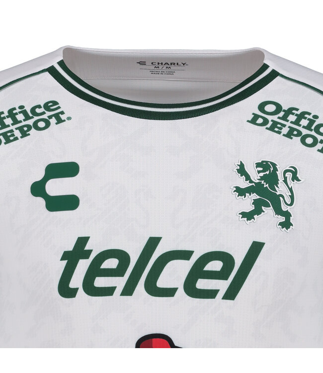 Charly Charly Club Leon 2024-25 Away Jersey - White/Green