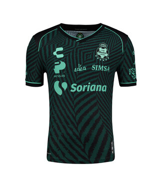 Charly Charly Santos Laguna 2024-25 Away Jersey - Forest Green
