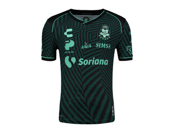Charly Santos Laguna 2024-25 Away Jersey - Forest Green