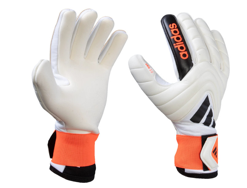 adidas Copa League Negative Cut Goalkeeper Gloves - Ivory/Solar Red/Black