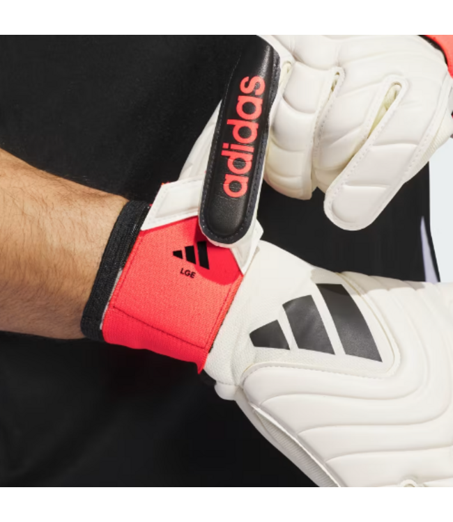 adidas adidas Copa League Negative Cut Goalkeeper Gloves - Ivory/Solar Red/Black
